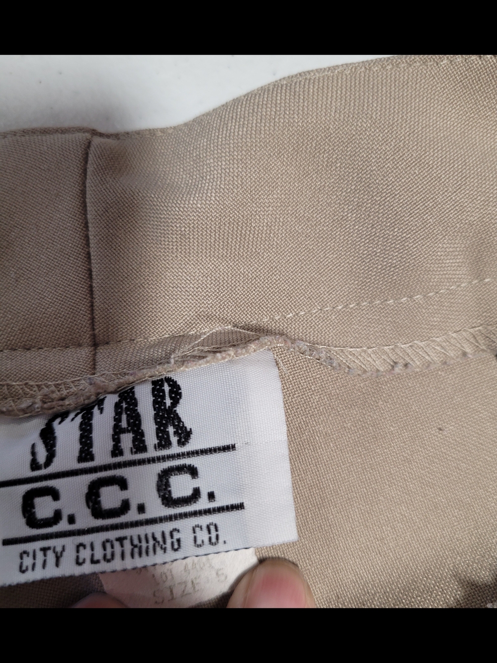 Women's Slim Fit Tan Chinos - Classic Office Trousers - Picture 2 of 4